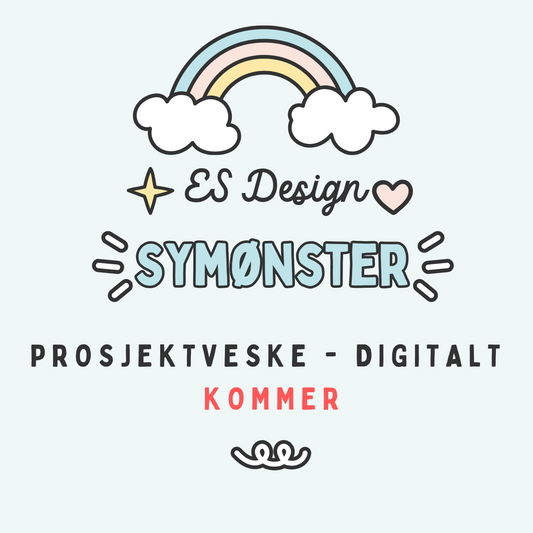 ES Design prosjektveske symønster DIGITALT